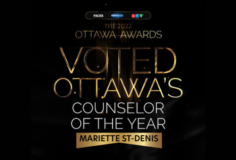 Mariette St-Denis Counselor od the year Ottawa