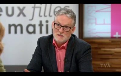 Claude Paré Président-fondateur de Visavie à l’émission Deux Filles le Matin